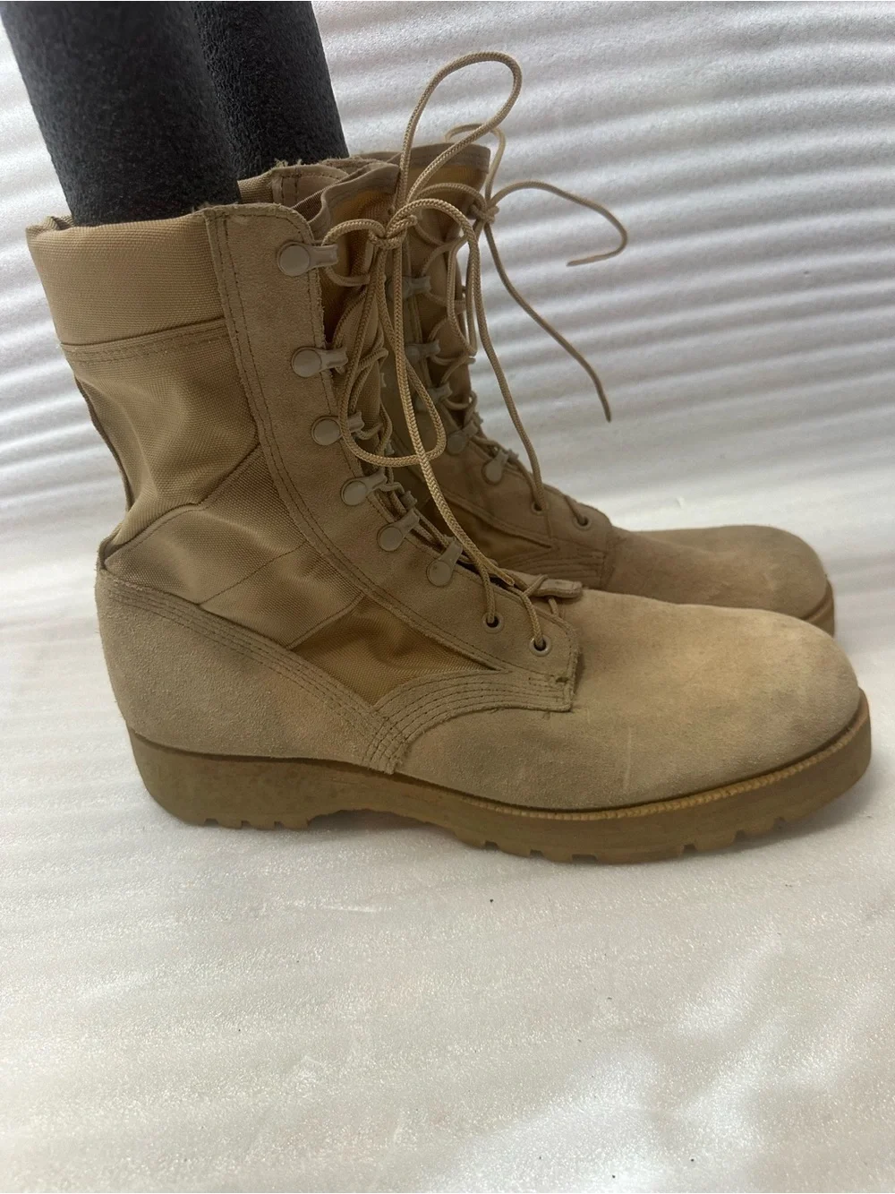 Men's Tan Chukka Boots - Lace-Up Desert Tactical Style
